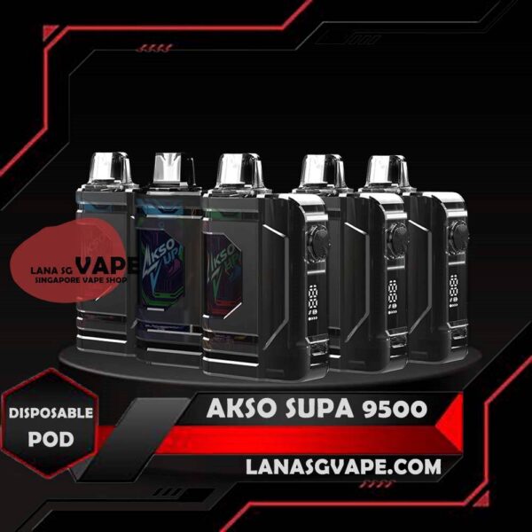 AKSO SUPA 9500 DISPOSABLE Experience the convenience of the Akso Supa 9500 puff disposable vape from Akso Brand. With its same day delivery in Singapore, adjustable airflow, and booster button feature, this vape is perfect for vapers in SG. Specification : Up to 9500 Puffs under specific conditions. Type C Rechargeable Smart Screen Indicator for Battery & E-liquid Safety Child Lock Button Adjustable Airflow Booster Button ⚠️AKSO SUPA 9500 DISPOSABLE FLAVOUR LIST⚠️ Apple Asam Boi Rootbeer Blackcurrant Yacult Creamy Milk Ice Cream Cake Mango Yacult Root Beer Solero Strawberry Vanilla Donut Vanilla Latte Yacult Nutty Tobacco Blackberry Ice Taro Ice Cream Ice Series-Green Grapes Ice Series-Lychee Longan Ice Series-Super Ice Mint Ice Series-Taro Ice Cream Grape Ice Mango Ice Watermelon ice Guava Asam Melony Gum Strawberry Gum SG VAPE COD SAME DAY DELIVERY , CASH ON DELIVERY ONLY. ORDER BEFORE 5PM , SAME DAY NIGHT SLOT 7PM – 10PM RECEIVED PARCEL. TAKE BULK ORDER /MORE ORDER PLS CONTACT US : LANASGVAPE WHATSAPP VIEW OUR DAILY NEWS INFORMATION VAPE : LANASGVAPE CHANNEL