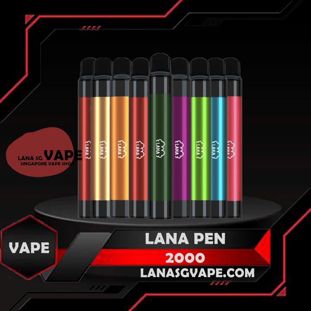 LANA PEN 2000 DISPOSABLE - SG VAPE SHOP COD The LANA PEN 2000 DISPOSABLE is non-rechargeable vape , provide a modern style and a convenient pocket design. With its flat shape, it fits easily in your jean pocket. This Vape has up to 2000 puffs and tastes great when it's cold.  We are the best online vape store in Singapore, therefore I guarantee you can test it right now at SG VAPE SINGAPORE. Try out quickly! Specification: Nicotine : 5% E-Liquid : 6ml Capacity : 6ml Battery Capacity: 1000ml ⚠️LANA PEN 2000 DISPOSABLE FLAVOUR LIST⚠️ Apple Berry Coke Grape Lush Ice Lychee Mango Milkshake Mineral Mixed Fruit Passion Peach Skittles Strawberry Strw Watermelon Tie Guan Yin Lemon Tart Cantaloupe Super Mint SG VAPE COD SAME DAY DELIVERY , CASH ON DELIVERY ONLY. ORDER BEFORE 5PM , SAME DAY NIGHT SLOT 7PM – 10PM RECEIVED PARCEL. TAKE BULK ORDER /MORE ORDER PLS CONTACT US : LANASGVAPE WHATSAPP VIEW OUR DAILY NEWS INFORMATION VAPE : LANASGVAPE CHANNEL