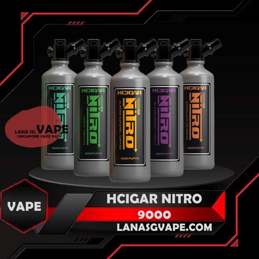HCIGAR NITRO 9000 DISPOSABLE Hcigar Nitro 9000 Disposable is a new arrival with all new outlook design in the vape market with up to 9000 puffs and 10+ flavors available in our Vape Singapore Store Based . The Hcigar Nitro 9000 Puffs Fruity Series taste and smell of fruit which is sweet and some flavors are cold, which is the most popular and nice series! The top flavors are : Triple Grape, Mango Watermelon and Honeydew. Specification : Puff : 9000 Puffs Nicotine : 5% (50mg) Charging : Rechargable with Type C ⚠️NITRO 9000 DISPOSABLE FLAVOUR LIST⚠️ Honeydew Lychee Rose Mango Ice Mango Watermelon Rootbeer Sirap Bandung Strawberry Gelato Triples Grapes Yakult Blackcurrant Yacult Grape Soda Orange Soda Watermelon Lychee Strawberry Tobacco Apple Tobacco Chocolate Ice Cream Avocado Banana Cream Almond Caramel Coffee SG VAPE COD SAME DAY DELIVERY , CASH ON DELIVERY ONLY. ORDER BEFORE 5PM , SAME DAY NIGHT SLOT 7PM – 10PM RECEIVED PARCEL. TAKE BULK ORDER /MORE ORDER PLS CONTACT US : LANASGVAPE WHATSAPP VIEW OUR DAILY NEWS INFORMATION VAPE : LANASGVAPE CHANNEL