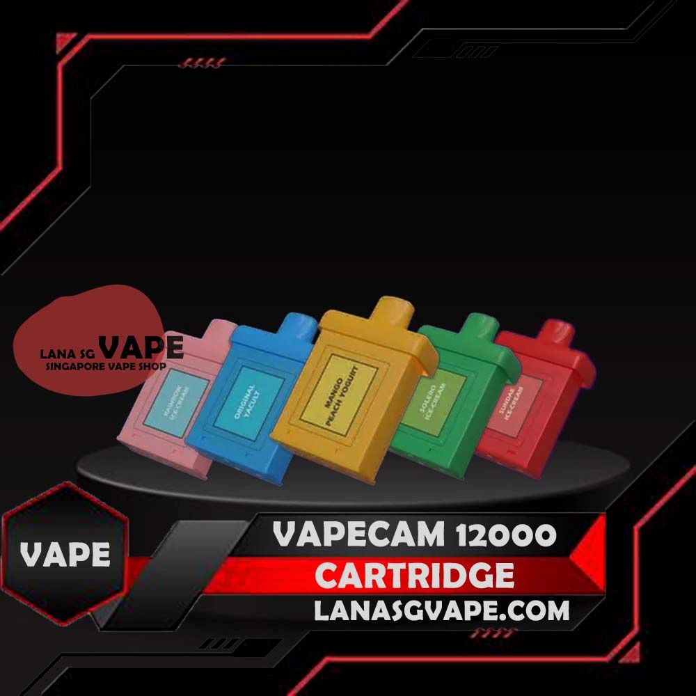 VAPECAM CARTRIDGE 12000 The VapeCam Cartridge 12000 puffs is founded by VAULT VAPE. It support to 12000 Puffs with 650mAH battery capacity, support adjustable air flow and led light integrated. Note: This Product is only Prefilled Cartridge . Specifications : adjustable airflow 650mAH prefilled exchangeable cartridge LED integrated ⚠️VAPE CAM 12000 CARTRIDGE LIST⚠️ Blueberry Jam Original Yacult Rainbow Ice Cream Mango Peach Yogurt Solera Ice Cream Sundae Ice Cream Grape Yogurt Grape Apple Kiwi Passion Aloe Vera Mango Blackcurrant SG VAPE COD SAME DAY DELIVERY , CASH ON DELIVERY ONLY. ORDER BEFORE 5PM , SAME DAY NIGHT SLOT 7PM – 10PM RECEIVED PARCEL. TAKE BULK ORDER /MORE ORDER PLS CONTACT US : LANASGVAPE WHATSAPP VIEW OUR DAILY NEWS INFORMATION VAPE : LANASGVAPE CHANNEL