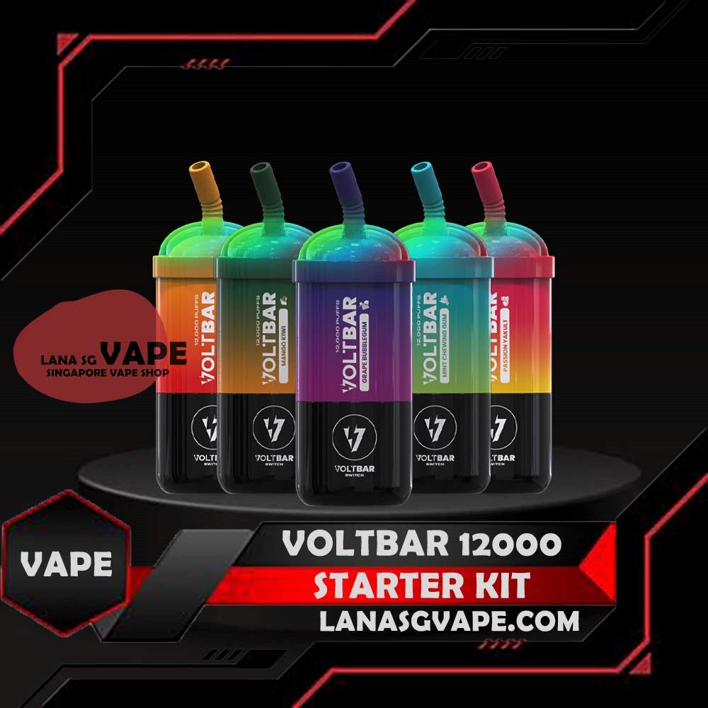 VOLTBAR SWITCH STARTER KIT 12000 The VOLTBAR SWITCH STARTER KIT have up to 12000 Puffs vape , the starter kit come with Battery & Prefilled Cartridge Set. Immerse yourself in a delightful vaping experience with our RGB LIGHT device. It not only provides mesmerizing color displays but also delivers incredibly satisfying puffs. Enhance your vaping journey with vibrant visuals and unparalleled pleasure. Specification : Puff : 12000 Puffs Volume : 21ML Flavour Charging : Rechargeable with Type C Coil : Mesh Coil Fully Charged Time : 25mins Nicotine Strength : 5% ⚠️VOLTBAR SWITCH STARTER KIT 12K FLAVOUR LIST⚠️ Mint Chewing Gum Blackcurrant Melon Mango Kiwi Honeydew Ice Cream Yakult Original Grape Yacult Mango Yacult Passion Yacult Mango Vanilla Strawberry Grape Strawberry Watermelon Nescoffee Gold Hazelnut Coffee Watermelon Kiwi Mix Fruit Mango Watermelon Hawaii Mango Honeydew Double Grape Rootbeer Watermelon Ice Watermelon Bubblegum Grape Bubblegum Sour Bubblegum Honeydew Bubblegum Strawberry Apple Watermelon Lychee Peach Mango SG VAPE COD SAME DAY DELIVERY , CASH ON DELIVERY ONLY. ORDER BEFORE 5PM , SAME DAY NIGHT SLOT 7PM – 10PM RECEIVED PARCEL. TAKE BULK ORDER /MORE ORDER PLS CONTACT US : LANASGVAPE WHATSAPP VIEW OUR DAILY NEWS INFORMATION VAPE : LANASGVAPE CHANNEL