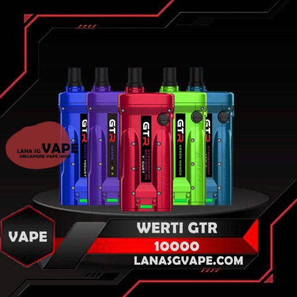 WERTI GTR 10000 DISPOSABLE VAPE WERTI GTR VAPE 10000 Puffs was created by bunch of JDM car enthusiasm, where they design the WERTI 10K disposable vape like the engine of NISSAN GTR 34 RB26 which make it so special for people passionate for car. Specifications: Puff : 10,000 Puffs Nicotine : 5% Battery : 650mAh Charging : Rechargable with Type C Adjustable : Airflow ⚠️WERTI 10K DISPOSABLE FLAVOUR LIST ⚠️ Green Mango Honeydew Melon Cola Peach Mango Mango Kuinine Mix Berry Yakult Grape Yogurt Blackcurrant Yakult Triple Mint Popcorn Yakult Strawberry Yakult Original Cheesecake Grape Candy Sirap Bandung Strawberry Watermelon Yogurt Strawberry Apple SG VAPE COD SAME DAY DELIVERY , CASH ON DELIVERY ONLY. ORDER BEFORE 5PM , SAME DAY NIGHT SLOT 7PM – 10PM RECEIVED PARCEL. TAKE BULK ORDER /MORE ORDER PLS CONTACT US : LANASGVAPE WHATSAPP VIEW OUR DAILY NEWS INFORMATION VAPE : LANASGVAPE CHANNEL