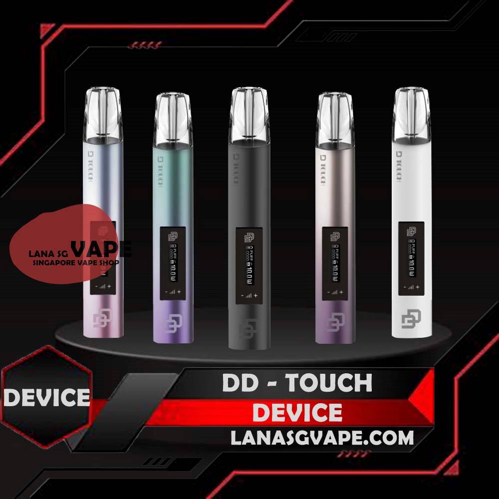 DD TOUCH DEVICE - SG VAPE COD DD Device has been constantly making the most unique design elements in electronic atomizing rods. DD Touch Device outsell is made of space aluminium, with obvious aroma experience and cool lighting effect. It has global intiative touch screen to adjust high and low power also. The most attracting design is the device has a screen display which can show the battery level and power mode . Specification : Low Power: 7W High Power: 10W Rechargeable via Type-C Cable Compatible Pod With : R-one Pod Relx Classic Pod Lana Pod Sp2 Pod Zeuz Pod Kizz Pod ⚠️DD TOUCH DEVICE COLOR AVAILABLE LIST⚠️ Black Adam Loki Thor Vision Winter Soldier SG VAPE COD SAME DAY DELIVERY , CASH ON DELIVERY ONLY. ORDER BEFORE 5PM , SAME DAY NIGHT SLOT 7PM – 10PM RECEIVED PARCEL. TAKE BULK ORDER /MORE ORDER PLS CONTACT US : LANASGVAPE WHATSAPP VIEW OUR DAILY NEWS INFORMATION VAPE : LANASGVAPE CHANNEL