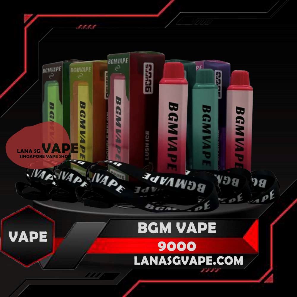 BGM VAPE 9000 DISPOSABLE The BGM VAPE 9000 DISPOSABLE VAPE in our Vape Singapore Raedy Stock Product , Get it now with us and same day delivery ! The BGM VAPE battery for can be re-use.In this era when smoking is common , nobody will refuse this product.a new one in products from .  20+ flavors , and also this price is so affortable compare with others brand . The overall taste of Aladdin brand products is very nice . Specification: Nicotine : 50mg (5%) Capacity：18ml Rechargeable Battery : Type-C Port ⚠️BGM VAPE 9000 DISPOSABLE FLAVOUR LIST⚠️ Yacult Orange Jasmine Tea Mango Melon Litchi Ice Yacult Grape Tie Guan Yin Luch Ice Superb Mint Fuji Apple Pure Passion Peach Oolong Double Melon Pure Grape Watermelon Lychee Taro Creamy Peach Lychee Watermelon Black Tea SG VAPE COD SAME DAY DELIVERY , CASH ON DELIVERY ONLY. ORDER BEFORE 5PM , SAME DAY NIGHT SLOT 7PM – 10PM RECEIVED PARCEL. TAKE BULK ORDER /MORE ORDER PLS CONTACT US : LANASGVAPE WHATSAPP VIEW OUR DAILY NEWS INFORMATION VAPE : LANASGVAPE CHANNEL