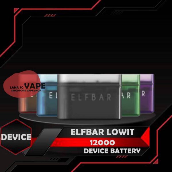 ELFBAR LOWIT DEVICE 12000 The ELFBAR LOWIT DEVICE 12K are ready stock in Vape Singapore Store. Order with us get it same day delivery. ELF BAR LOWIT 12000 DEVICE Vape is Mesh Coil QUAQ boasts an impressive capacity of up to 12,000 puffs! Trusted & Legit Seller , This product for battery device only , no include prefilled. Specifications: Prefilled pod : Nicotine 50mg (5%) Approx 12000 puff Mesh Coil Rechargeable Battery 500mAh Charging Port: Type-C ⚠️DEVICE COLOR LIST⚠️ Black Blue Yelow Purple Red SG VAPE COD SAME DAY DELIVERY , CASH ON DELIVERY ONLY. ORDER BEFORE 5PM , SAME DAY NIGHT SLOT 7PM – 10PM RECEIVED PARCEL. TAKE BULK ORDER /MORE ORDER PLS CONTACT US : LANASGVAPE WHATSAPP VIEW OUR DAILY NEWS INFORMATION VAPE : LANASGVAPE CHANNEL