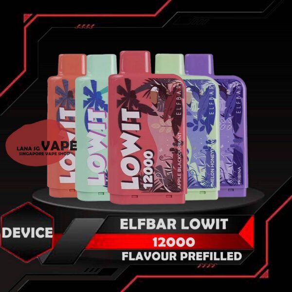 ELFBAR LOWIT PREFILLED 12000 The ELFBAR LOWIT PREFILLED 12K are ready stock in Vape Singapore Store. Order with us get it same day delivery. ELFBAR LOWIT 12000 REFILLED PODS is Mesh Coil QUAQ boasts an impressive capacity of up to 12,000 puffs! Trusted & Legit Seller , This product for prefilled cartridge only , no include battery. Specifications: Nicotine 50mg (5%) Approx 12000 puff Mesh Coil Rechargeable Battery 500mAh Charging Port: Type-C Dimensions : 74mm x 40mm x 20mm Juice Capacity : 14ml ⚠️FLAVOUR LIST⚠️ Melon Honeydew Mango Peach Watermelon Ribina Summer Hawaii Strawberry Ice Cream Blue Ice Strawberry Mango Apple Blackcurrant Mango Yakult Strawberry Lychee SG VAPE COD SAME DAY DELIVERY , CASH ON DELIVERY ONLY. ORDER BEFORE 5PM , SAME DAY NIGHT SLOT 7PM – 10PM RECEIVED PARCEL. TAKE BULK ORDER /MORE ORDER PLS CONTACT US : LANASGVAPE WHATSAPP VIEW OUR DAILY NEWS INFORMATION VAPE : LANASGVAPE CHANNEL