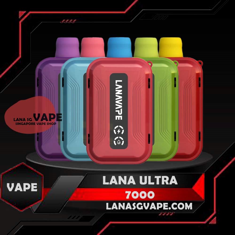 LANA ULTRA 7000 DISPOSABLE The LANA ULTRA 7000 DISPOSABLE in our Vape Singapore Store Ready Stock , Get it with us and same day delivery ! The LANA 7000 Puffs disposable vape is a vaporizer that contains 3% nicotine . This disposable device is designed to provide users with the best quality vapor possible , making it an excellent choice for those who enjoy nicotine . Specification : 550mAh rechargeable battery Type-C charging 3% nicotine strength Up to 7000 puffs LED display for Battery And Prefilled with 10ml of ejuice ⚠️LANA ULTRA 7000 DISPOSABLE FLAVOUR LIST⚠️ Cool Lychee Chilled Watermelon Grape Ribena Jasmine Longjing Tea Lemon Cola Mango Yakult Mixed Berries Peach Oolong Sea Salt Lemon Strawberry Kiwi Tieguanyin Tea Ultra Freeze SG VAPE COD SAME DAY DELIVERY , CASH ON DELIVERY ONLY. ORDER BEFORE 5PM , SAME DAY NIGHT SLOT 7PM – 10PM RECEIVED PARCEL. TAKE BULK ORDER /MORE ORDER PLS CONTACT US : LANASGVAPE WHATSAPP VIEW OUR DAILY NEWS INFORMATION VAPE : LANASGVAPE CHANNEL